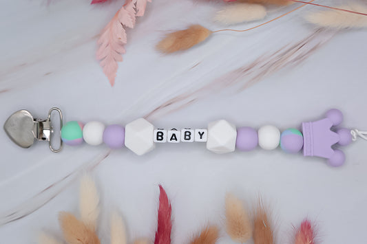 Personalized Pacifier Clip