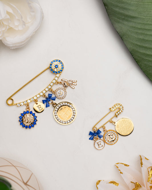 Blue Bundle Initial Pin Set