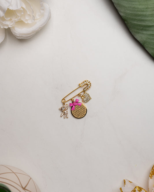 Dark Pink Ayatul Kursi pin
