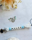 Small Baby Pin with Pacifier Clip