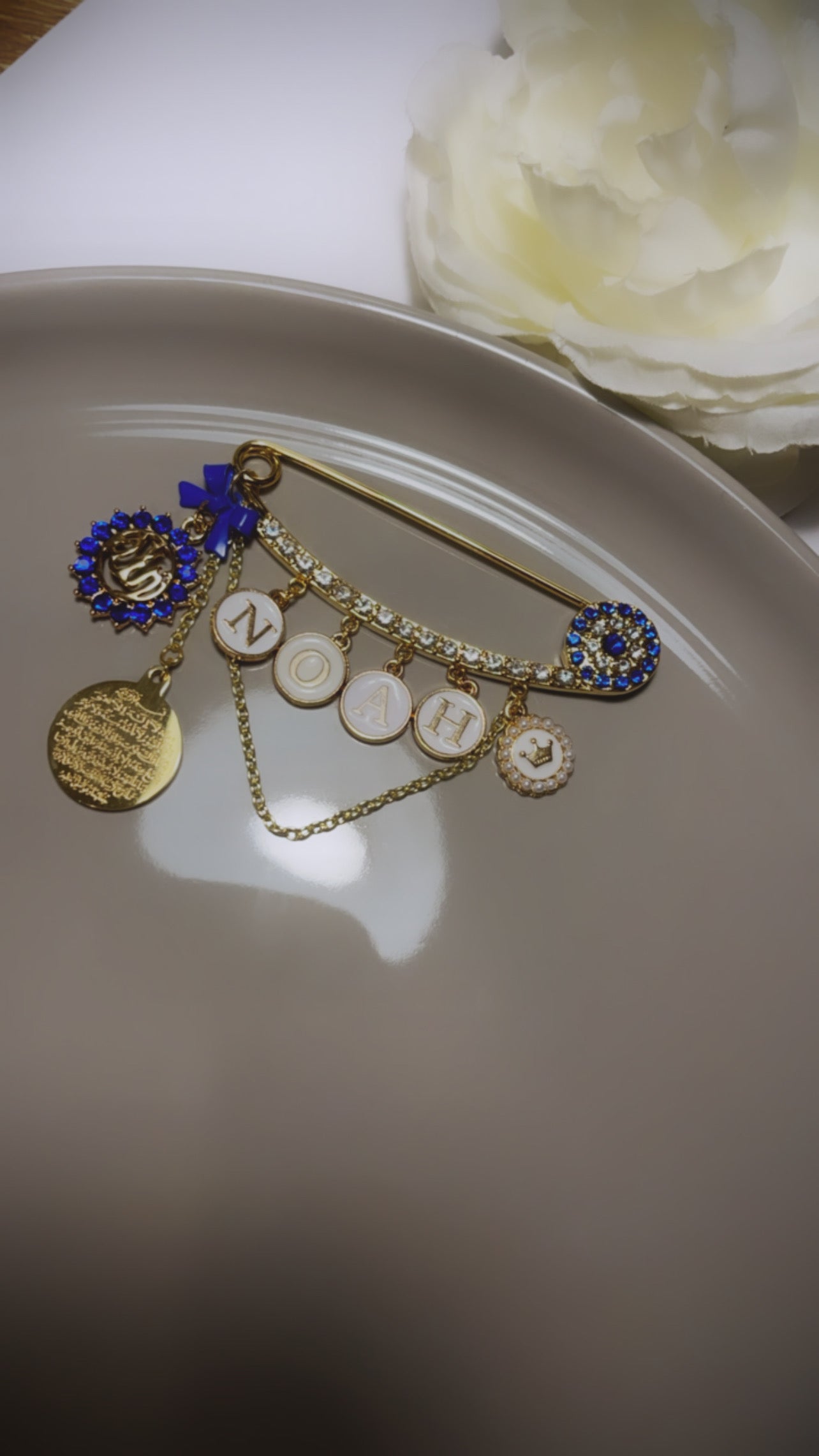 Boy's Customized Name Pin