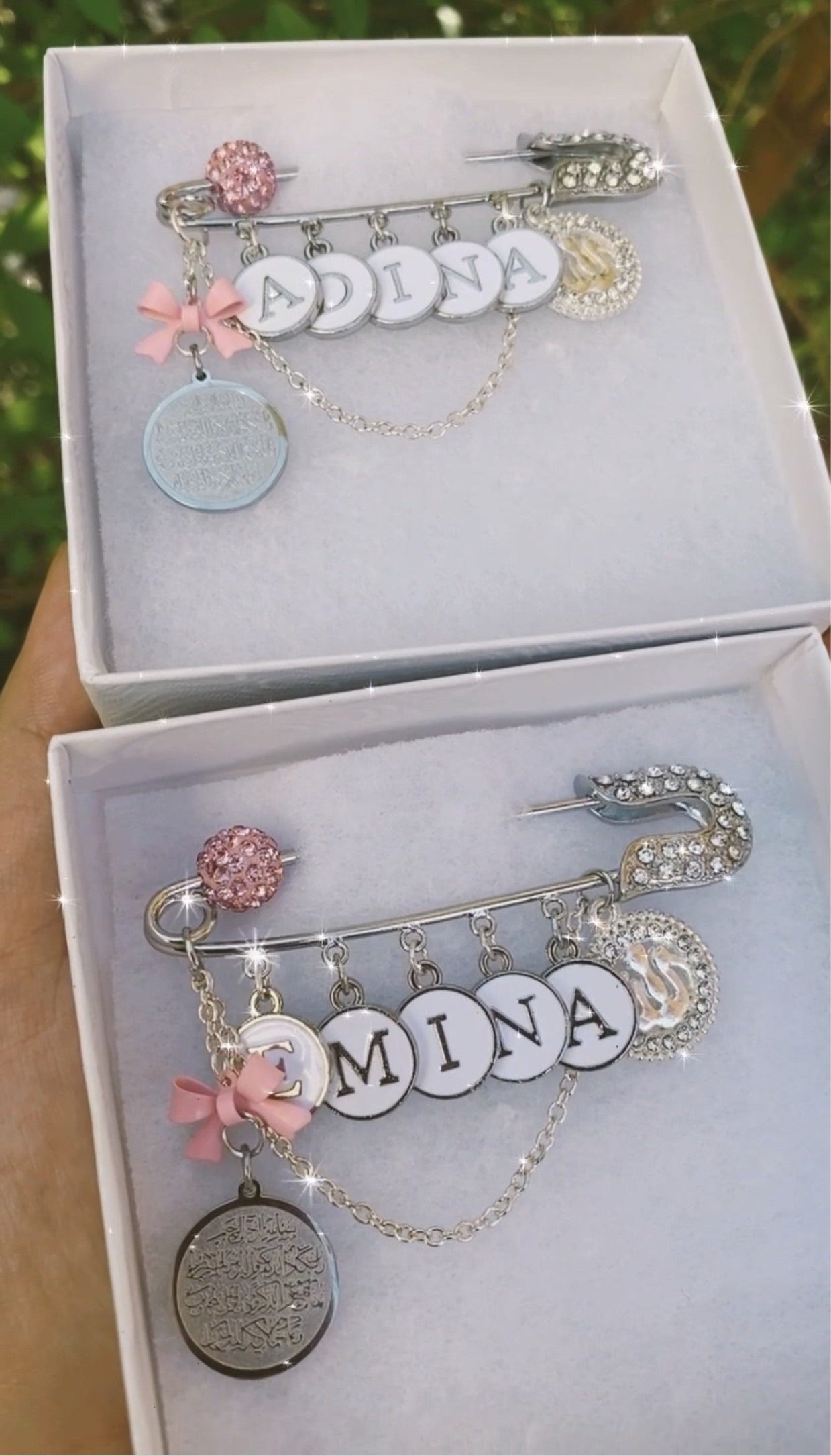 Girl's Customized Name Pin