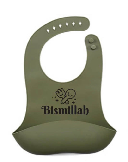 Bismillah Bib Army Green