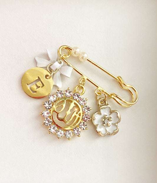 Girl's Initial Pin