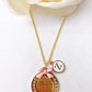 Initial Necklace with 4 Quls
