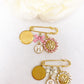 Initial Pin for Girl