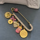 Blessed Pin with Ayatul Kursi & Allah