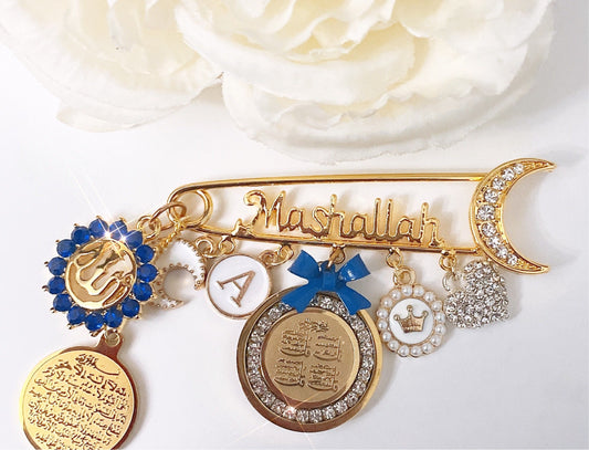 MashAllah Pin with 4 Quls & Ayatul Kursi